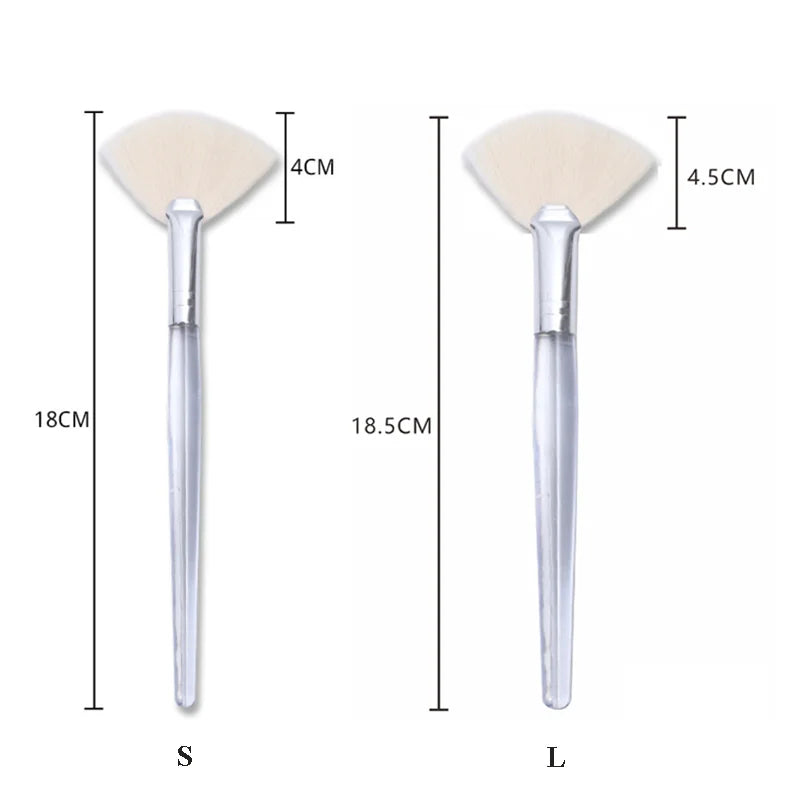 Facial Cleanser Brush Soft Face Massage Fan Wash Brush Pore Cleanning Exfoliating Beauty Face Mask Brush Portable Skin Care Tool Eagle Beacon