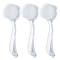 3pcs Facial Cleansing Brush Acrylic Handle Facial Cleansing Brush Soft Bristles Exfoliating Cleansing Brush Eagle Beacon