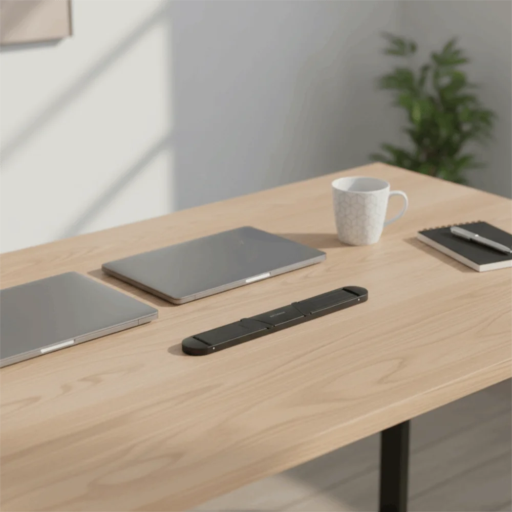 Foldable Design Laptop Stand Height-Adjustable Portable Notebook Stand Lightweight Heat Dissipation Laptop Holder Office Use Eagle Beacon