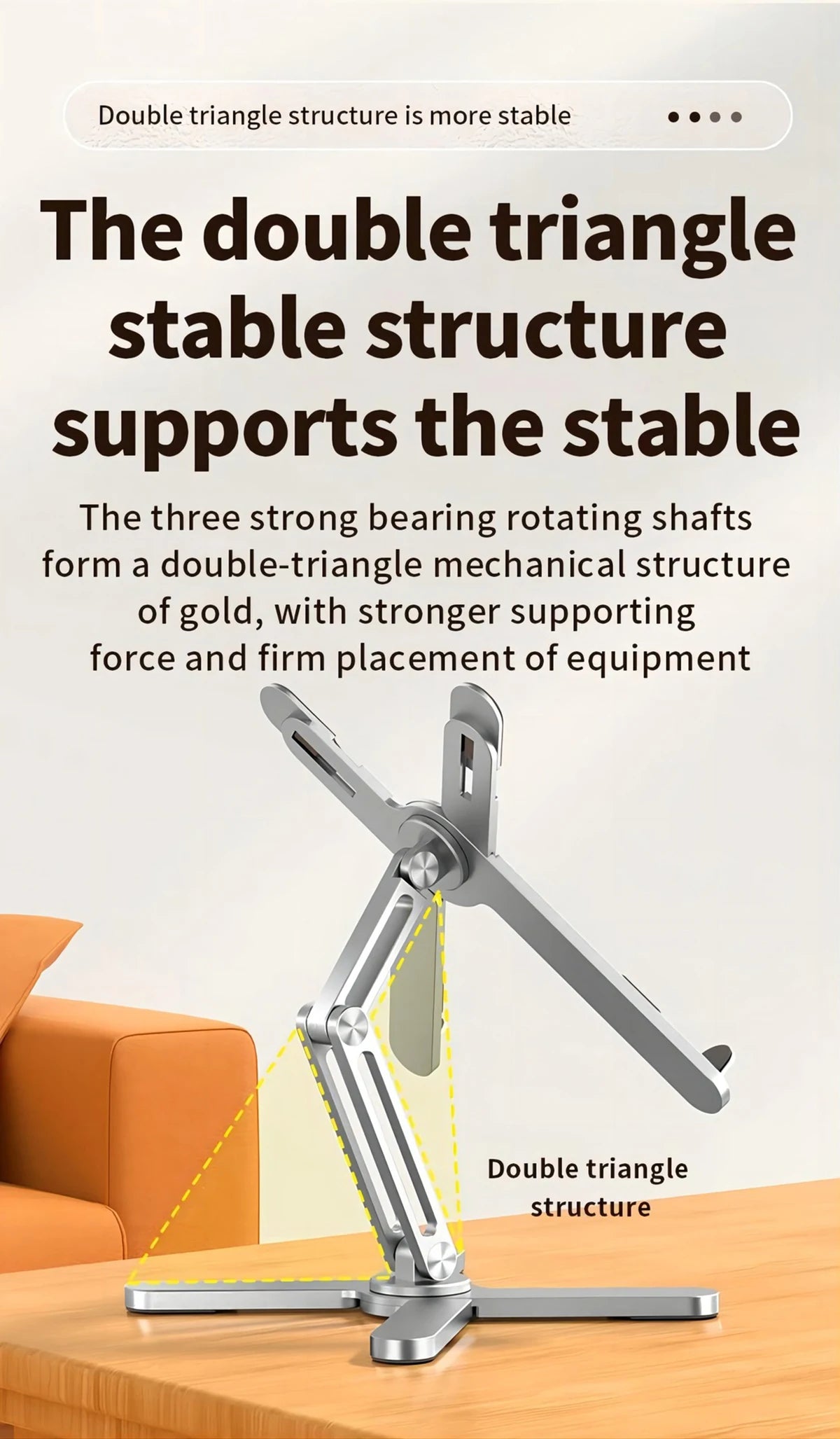 Foldable Laptop Stand 360°Rotation Notebook Table Holder Aluminum Alloy Portable Book Tablet Bracket Open-ended Heat Dissipation Eagle Beacon