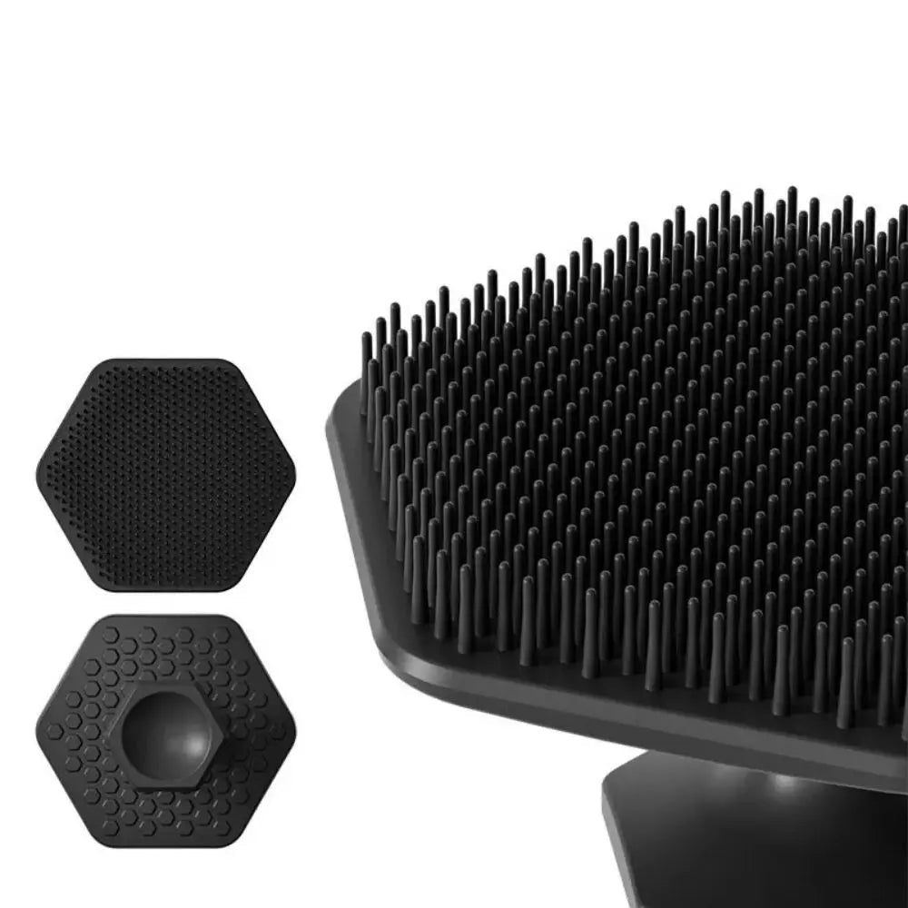 Alwafore Facial Cleaning Brush Scrubber Silicone Miniature Face Deep Clean Shave Massage Face Scrub Brush Face Cleaner For Men Eagle Beacon