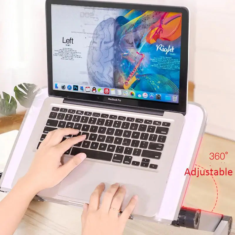 Laptop Stand Foldable Adjustable Notebook Stand Alloy Laptop Desk Computer Table Holder Tray Notebook PC Folding Desk Eagle Beacon