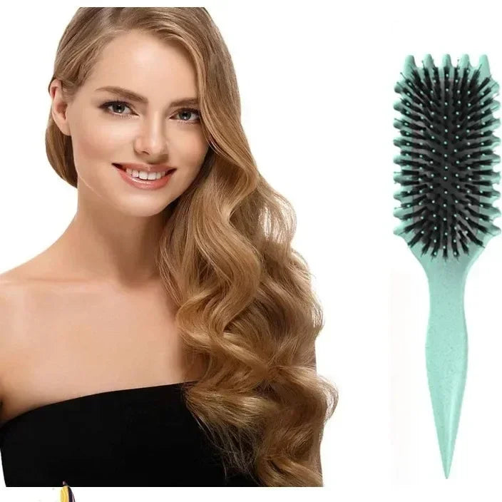 Salon Styling Curly Hair Styling Brush Curl Hair Brush for Combing and Shaping Men's and Women's Curls Reduce Pulling Tools Eagle Beacon