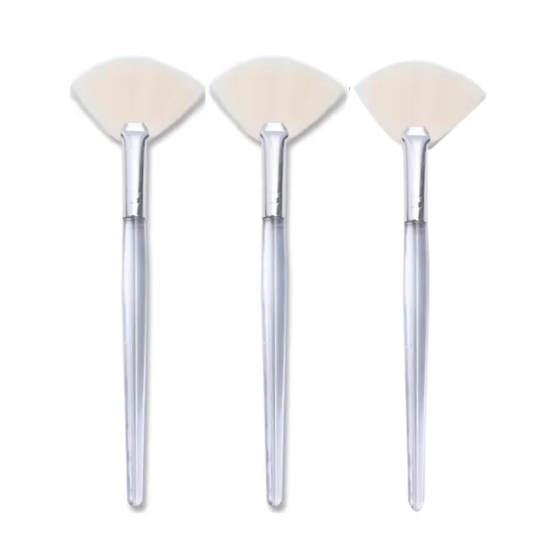Facial Cleanser Brush Soft Face Massage Fan Wash Brush Pore Cleanning Exfoliating Beauty Face Mask Brush Portable Skin Care Tool Eagle Beacon