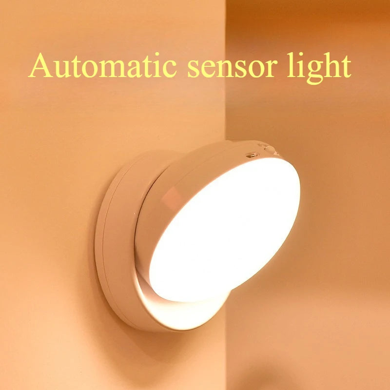 Automatic Wireless Human Motion Sensor Light - Rechargeable LED Night Light for Home, Smart Wardrobe, Hallway, Staircase Eagle Beacon