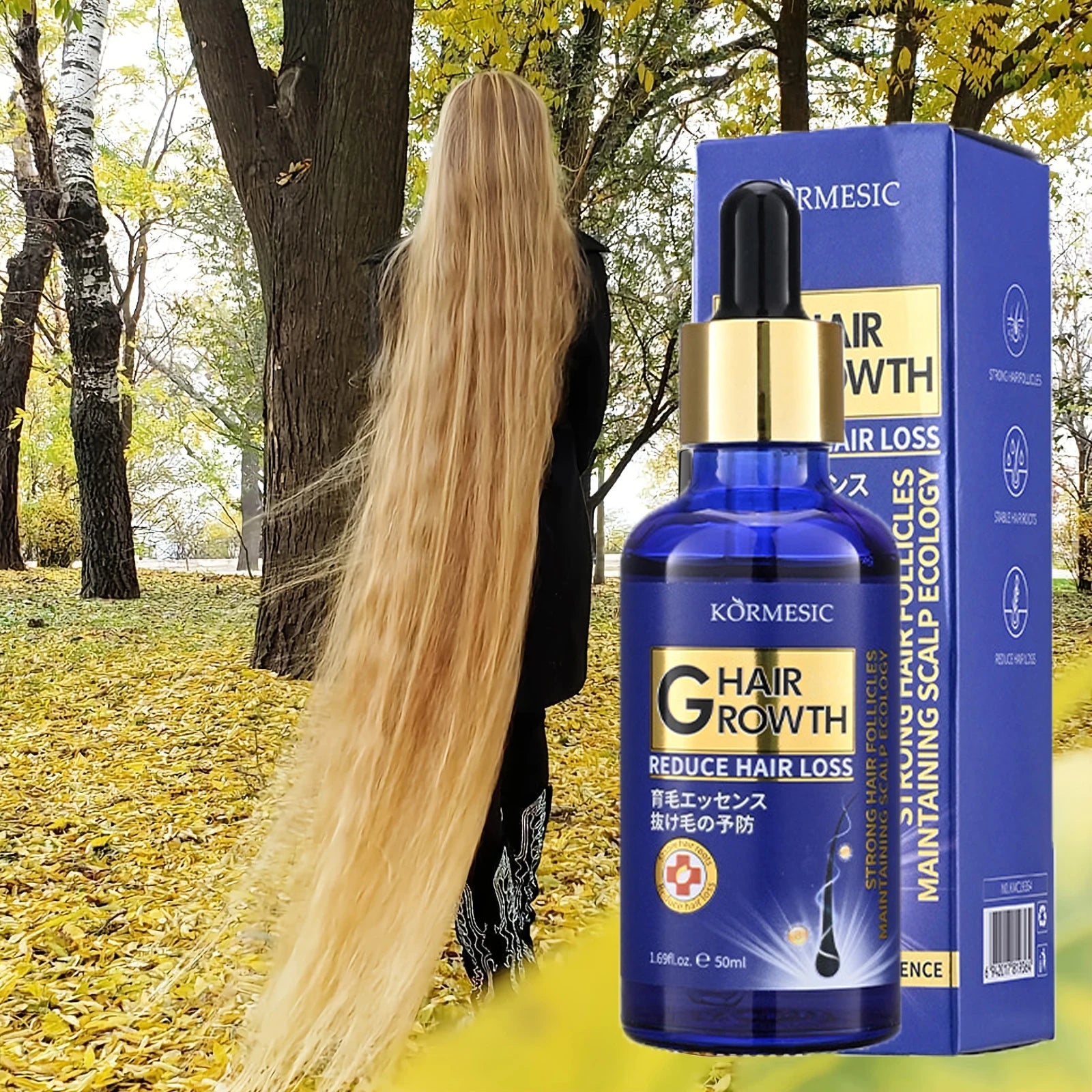 Hair Growth Serum Anti Loss Regrowth Hair Growth Oil Prevent Baldness Repair Damage Scalp Massage Moisturizing Nourish Hair Care Eagle Beacon