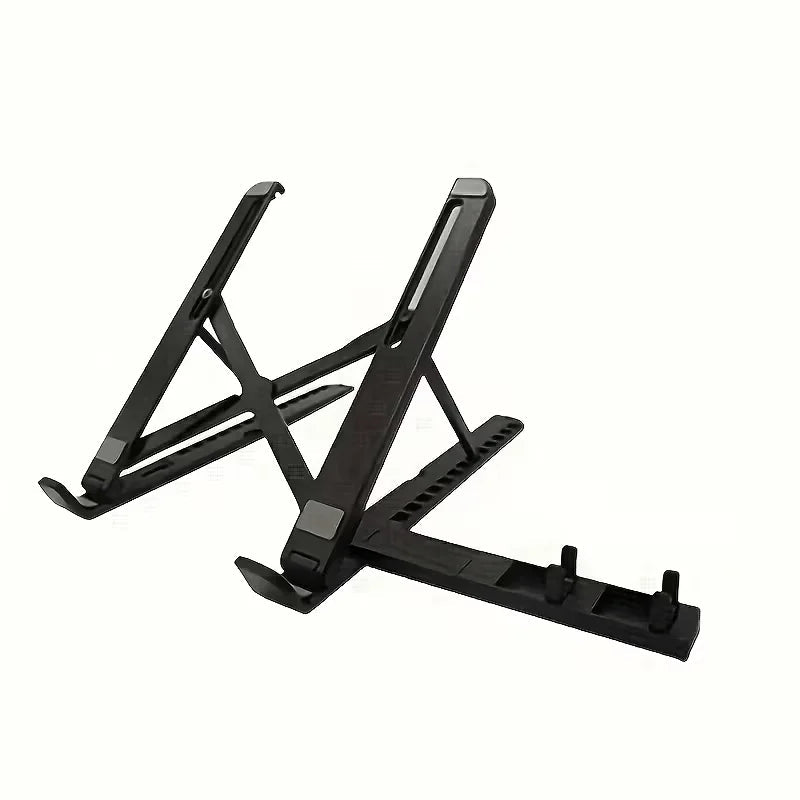 Adjustable, Foldable, Portable Laptop Stand Designed for Heat Dissipation, Slip Resistance, and Storage Eagle Beacon