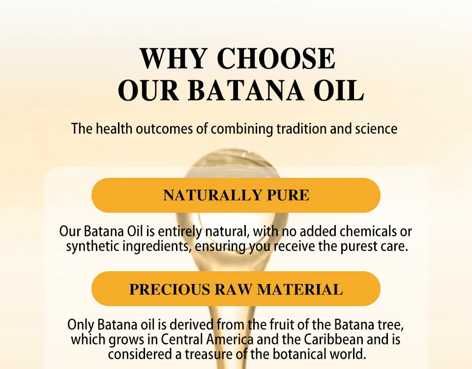 Hair Growth Batana Oil Serum Fast Growing Hair Essential Oil Beauty Hair Care Anti-Hair Loss Essence Natural Repair Damaged Hair Eagle Beacon