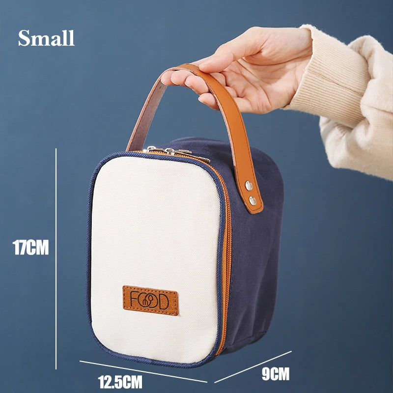 Lunch Boxes Lunch Bag 304 Stainless Steel Lunch Box For Kids Lunch Bags  Portable Folding Spoon Lunch Box Kids Thermal Bento Box Eagle Aerie