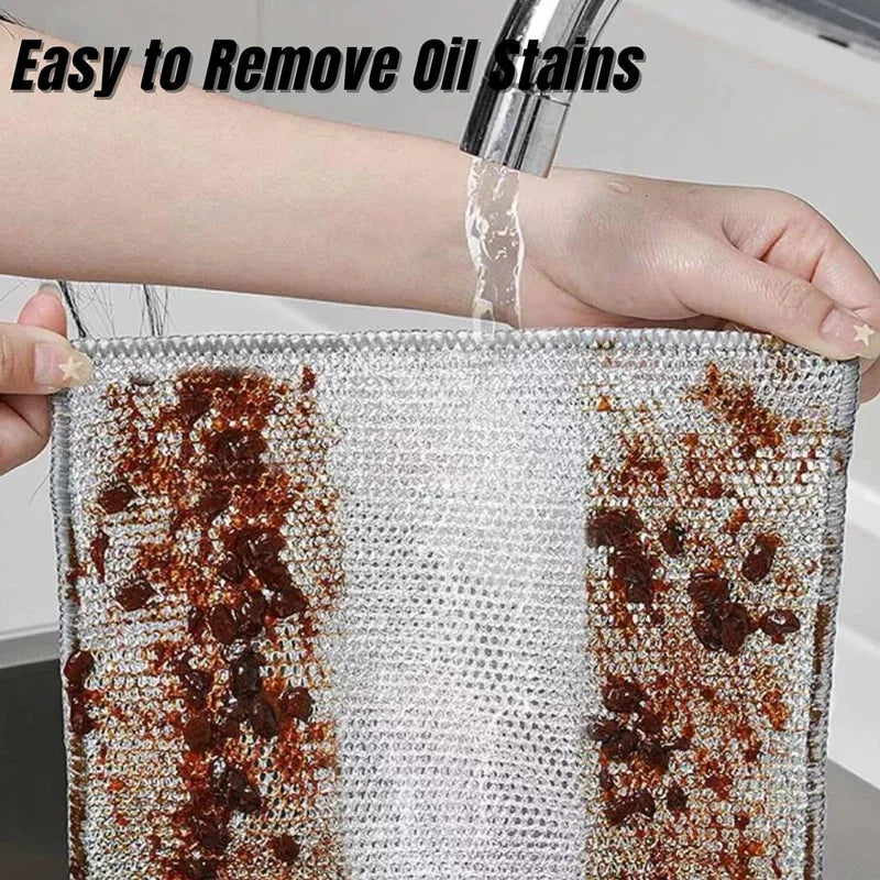 10 piece set of cleaning cloth, metal wire, kitchen sink, towels, dishwashing cleaning tools Eagle Aerie