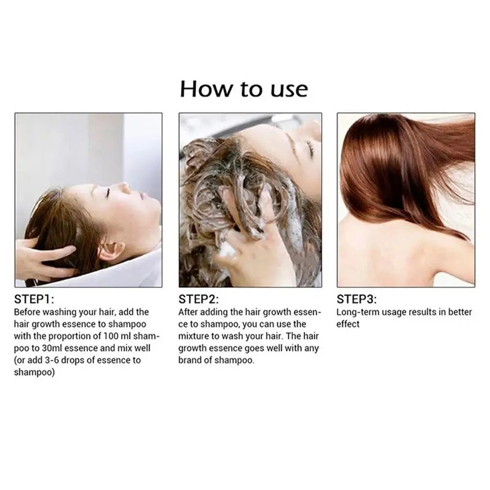 Hair Growth Shampoo, Ginger Shampoo Deep Cleaning Nourish Scalp Deep Cleaning Nourish Scalp Enhance Hair Elasticity Hair Tools Eagle Beacon