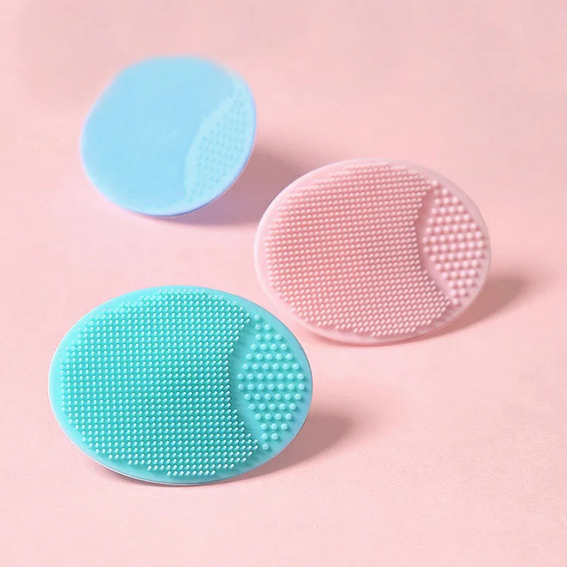 5/20 Pcs Portable Facial Cleansing Brush Deep Cleansing Skin Exfoliating Pore Removing Soft Silicone Brush Face Cleansing Brush Eagle Beacon