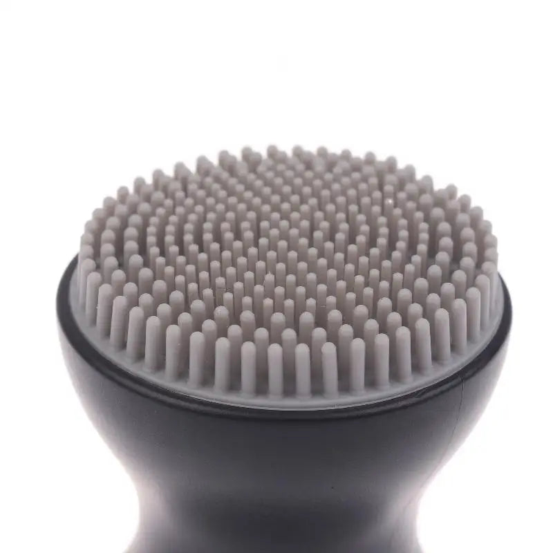 Double-Sided Mini Manual Facial Cleansing Brush Silicone Massage Face Brush Soft Bristles Handheld Cleaning Device Pore Cleaner Eagle Beacon