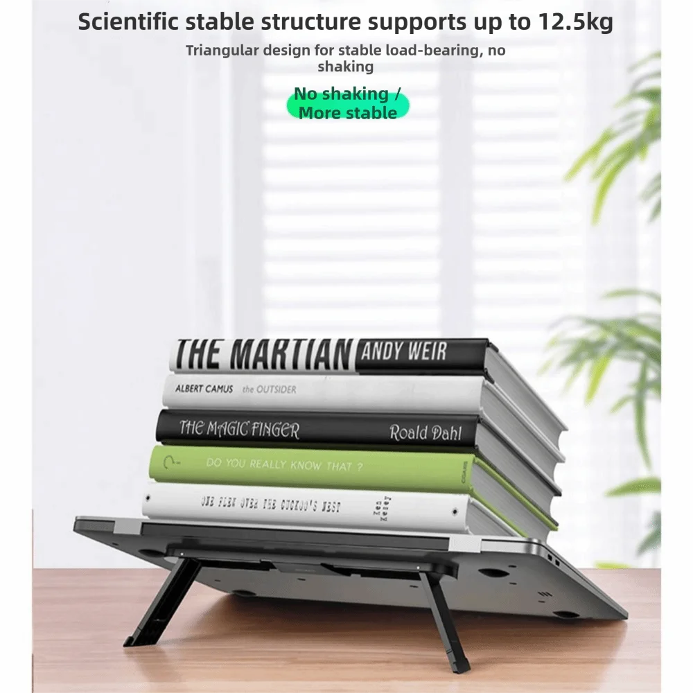 Foldable Design Laptop Stand Height-Adjustable Portable Notebook Stand Lightweight Heat Dissipation Computer Stand Study Use Eagle Beacon