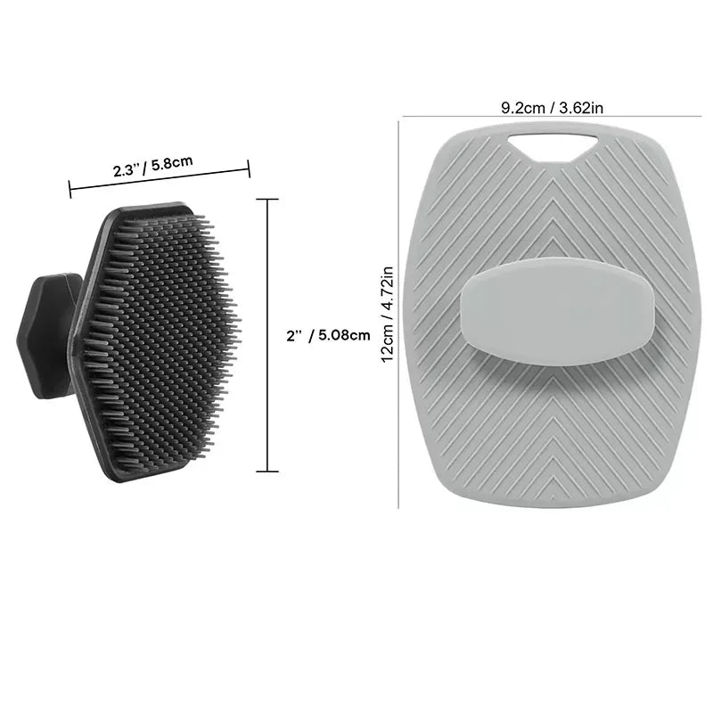 Silicone Cleaning Brush Face Cleansing Scrubber Massager Manual Facial Cleansing Brush Exfoliating Gentle Beard Skin Care Tool Eagle Beacon