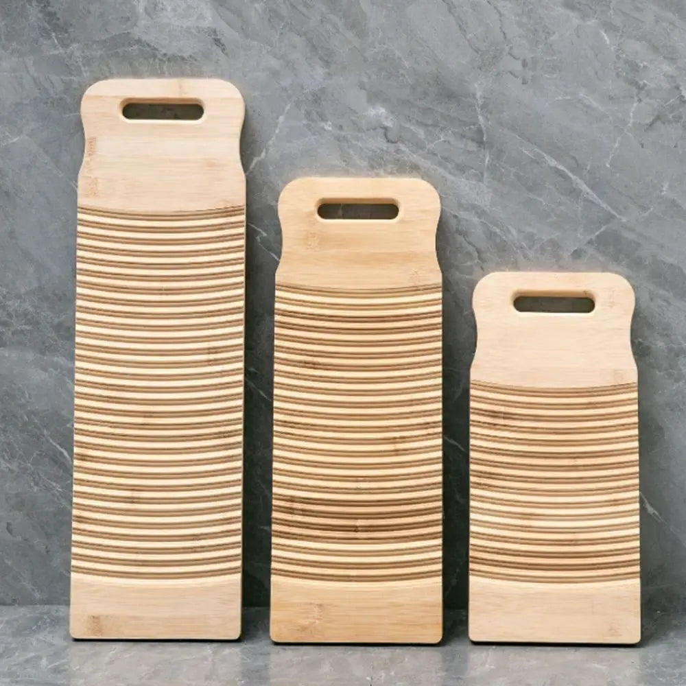 Eco-friendly Practical Rectangle Bamboo Portable Durable Clothes Cleaning Tools Laundry Board Scrubboards Washboard Eagle Aerie
