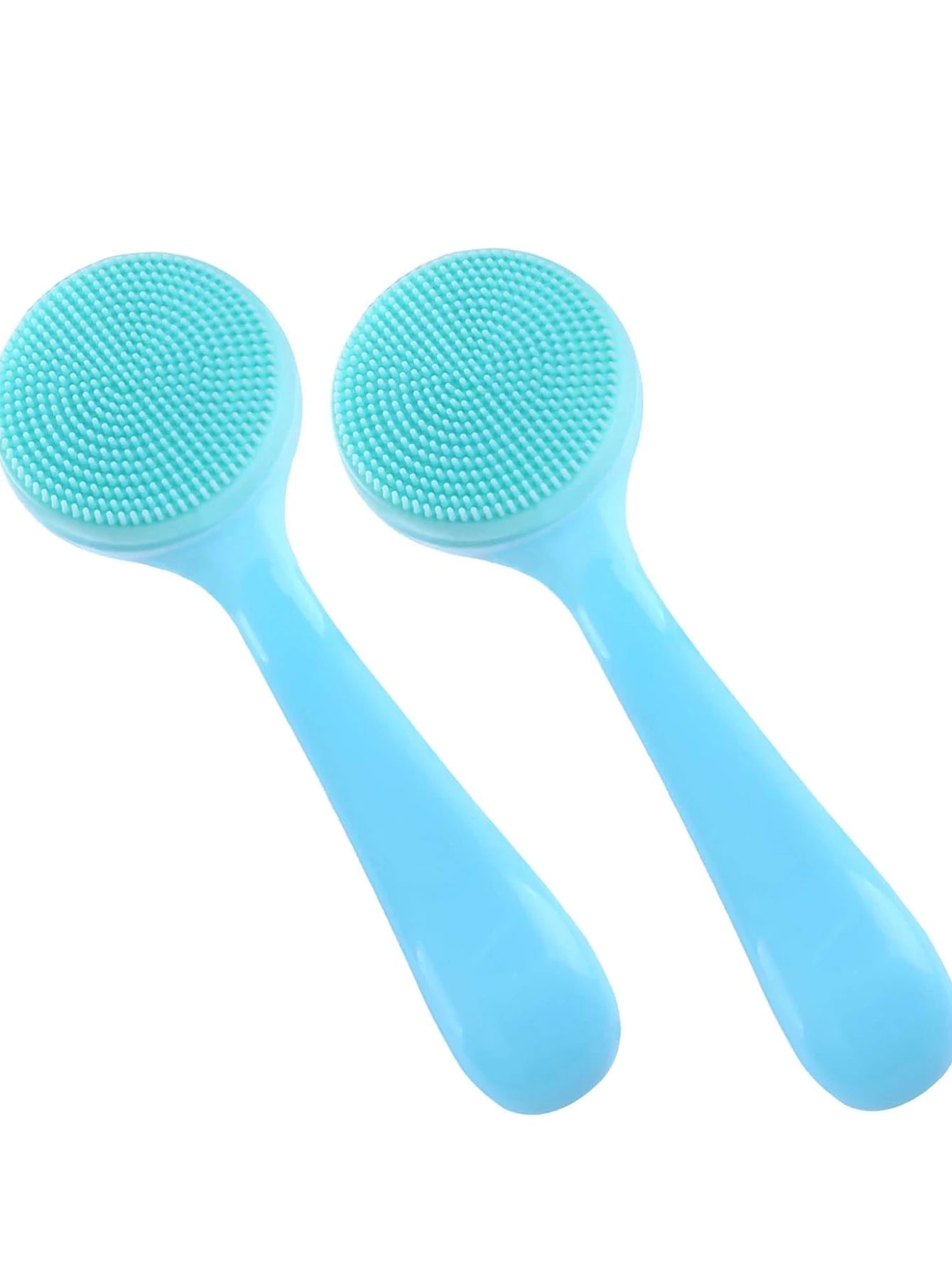 3pcs Facial Cleansing Brush Acrylic Handle Facial Cleansing Brush Soft Bristles Exfoliating Cleansing Brush Eagle Beacon