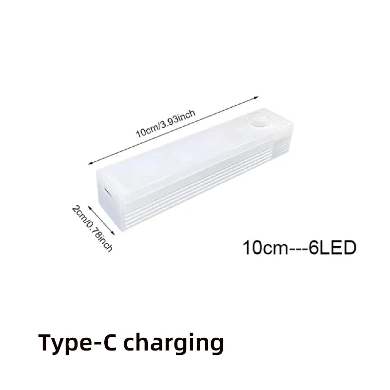 Motion Sensor Lamp Night Light Wireless LED USB Type C Rechargeable Lamp for Kitchen Cabinet Bedroom Wardrobe Staircase Lighting Eagle Beacon