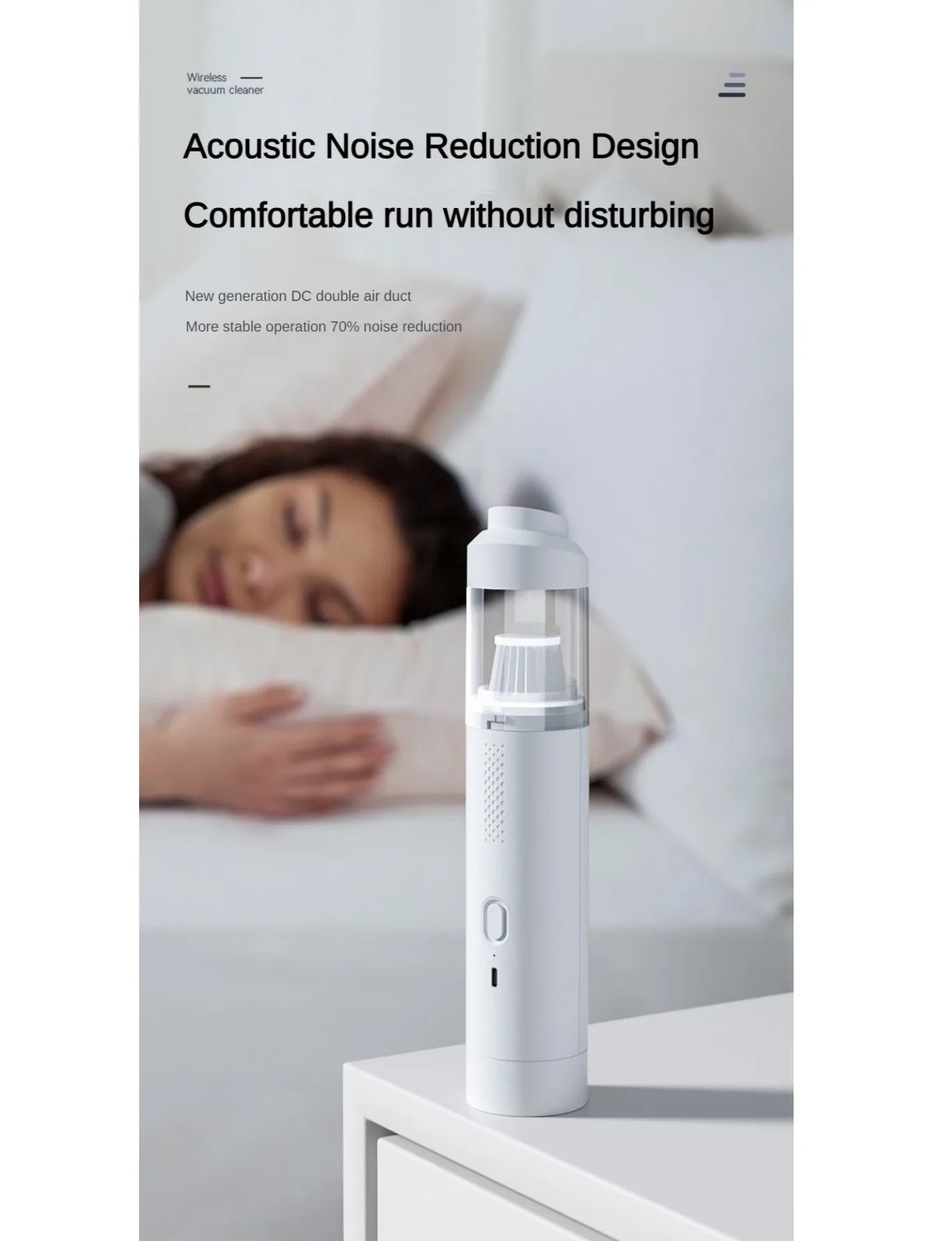 Portable Car Vacuum Cleaner: Mini Handheld Cordless Cleaner with Blower Function, Powerful Suction, and Brushless Motor Eagle Beacon