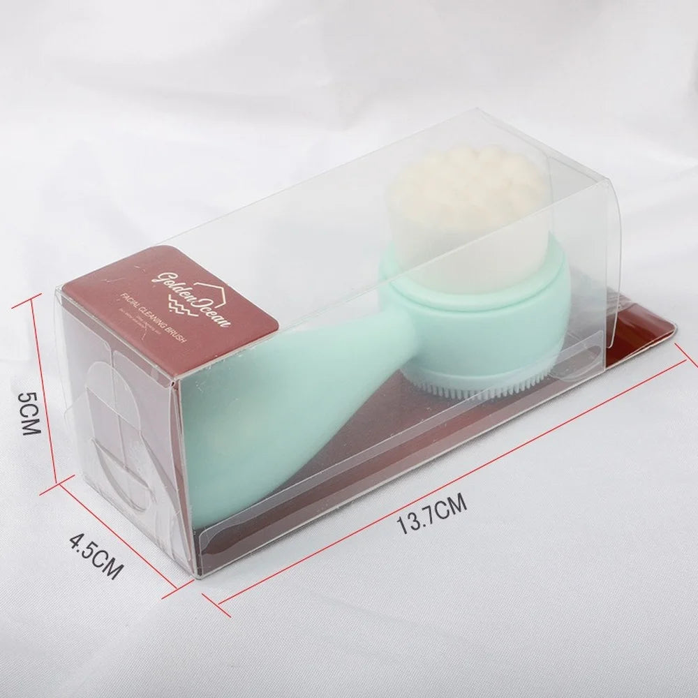Facial Cleansing Brush Manual Soft Face Massager Skin Pore Clean Brush Face Skin Care Face Cleansing Makeup Remover Beauty Tools Eagle Beacon