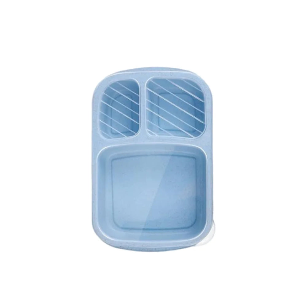 Square lunch box can be heated in the microwave. An environmentally friendly lunch box for meals. Eagle Aerie