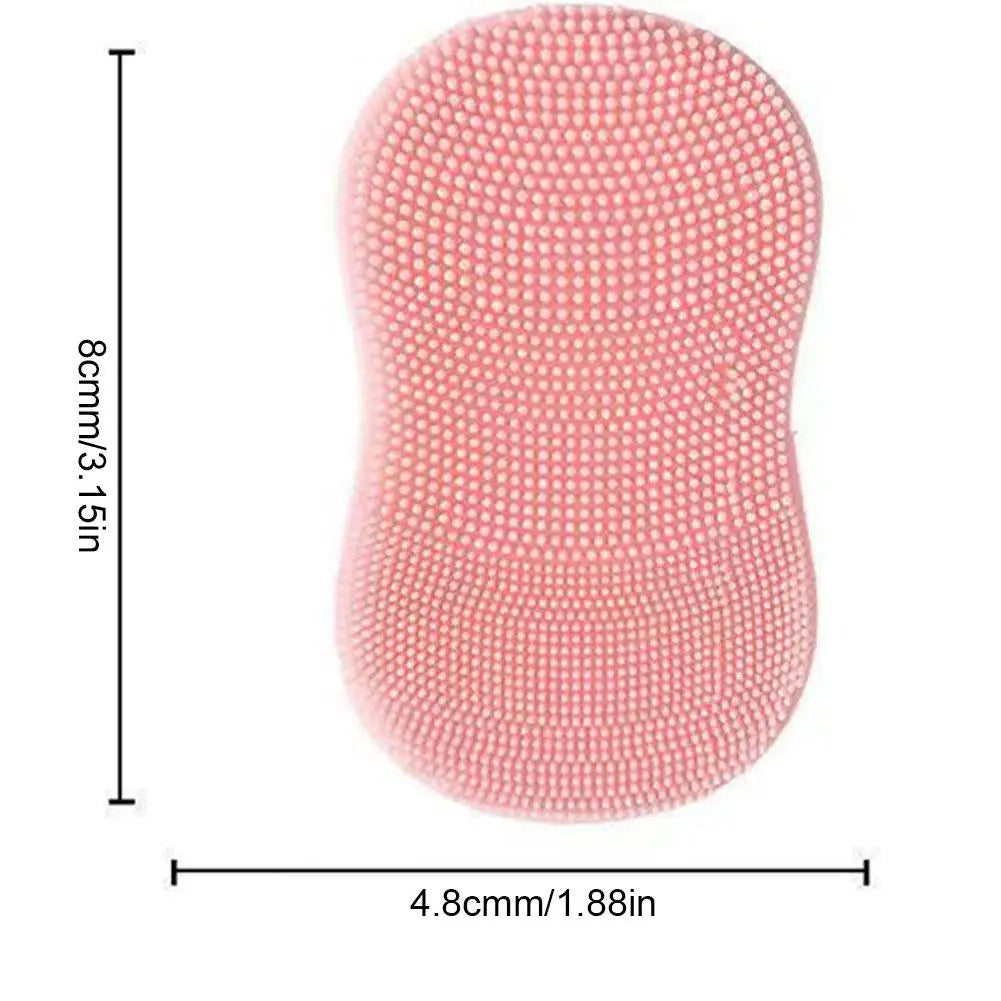 Face Scrubber Mini Facial Brush Silicone Wash Exfoliator Finger Glove Pads Handheld Cleansing Brushes Tool Skin Care Deep Clean Eagle Beacon