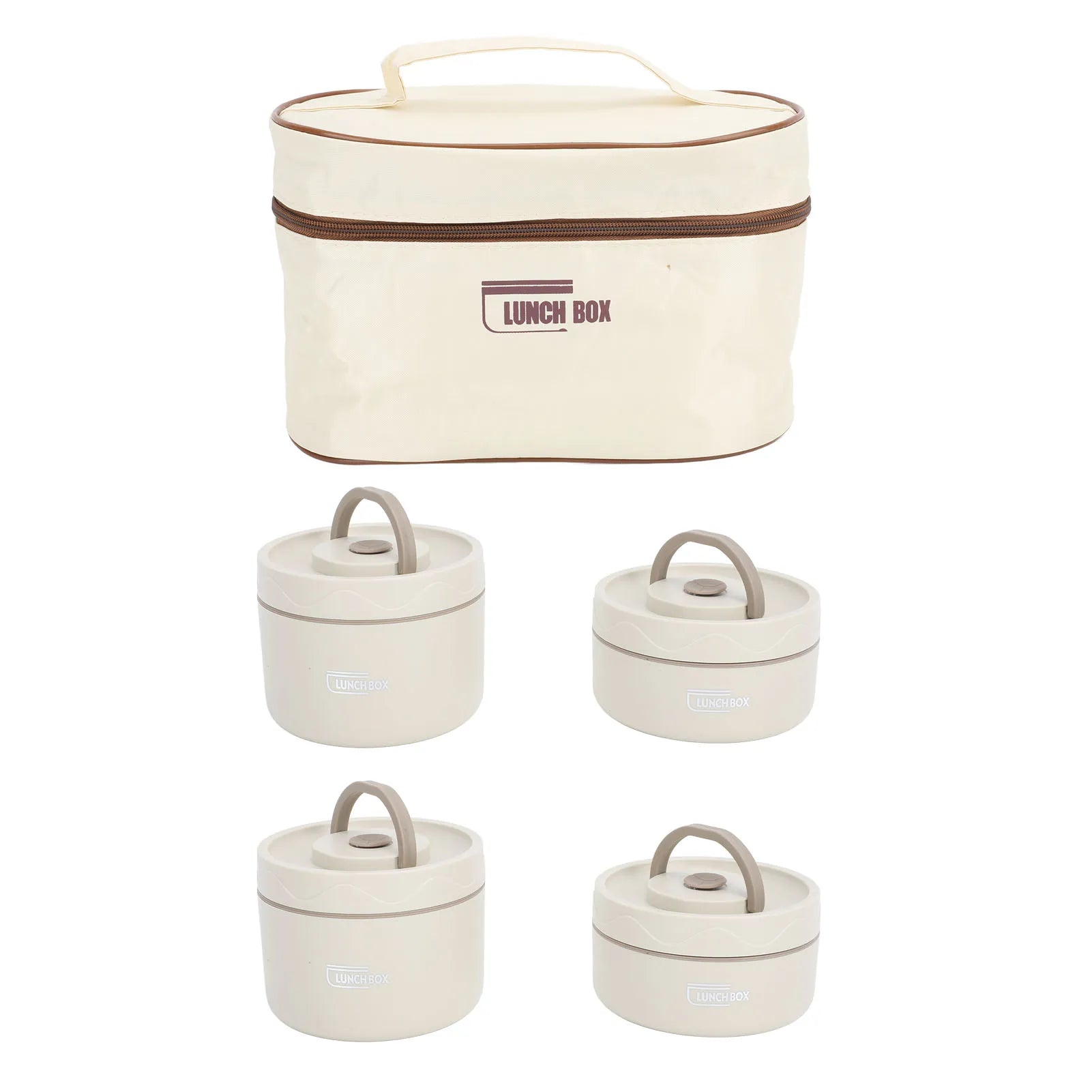 Thermal Lunch Box  304 Stainless Steel Multifunction Portable Insulated Lunch Container with Thermal Bag For School Student Eagle Aerie