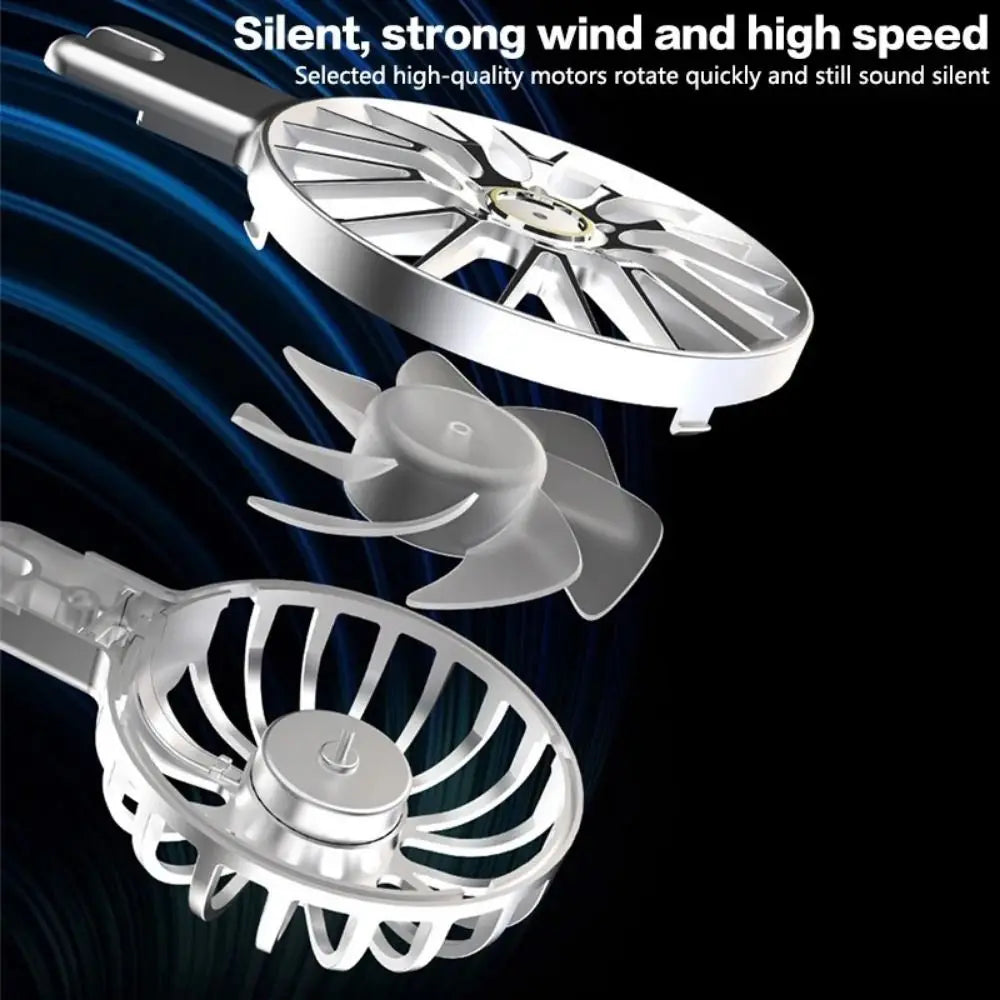 Foldable Laptop Cooler Stand Portable Stand With Fans Laptop Desktop Bracket Stable Adjustable Stand Folding Laptop Stand Eagle Beacon