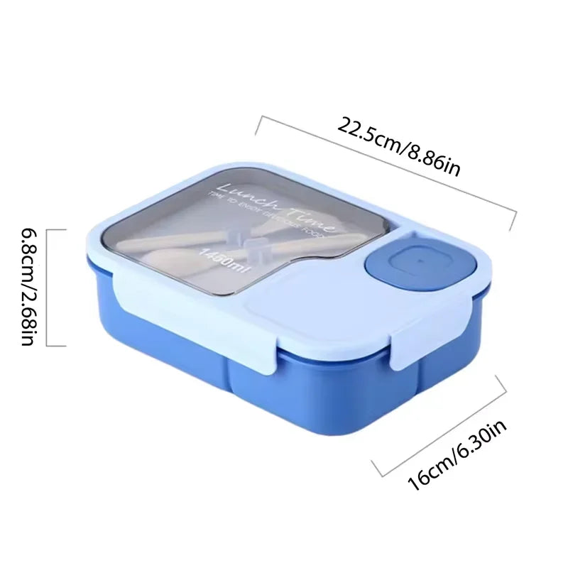Kid's Bento Lunch Box with Tableware, Lunch Box Microwaveable Bento Box with Tableware Heated, Sandwich, Snack, Food Storage, Eagle Aerie
