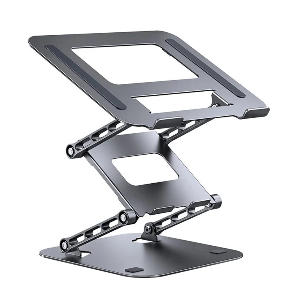 New Foldable Laptop Stand 3 Layer Adjustable Height Metal Notebook Stand Tablet Stand for Laptops/tablets/mobile Phones Eagle Beacon