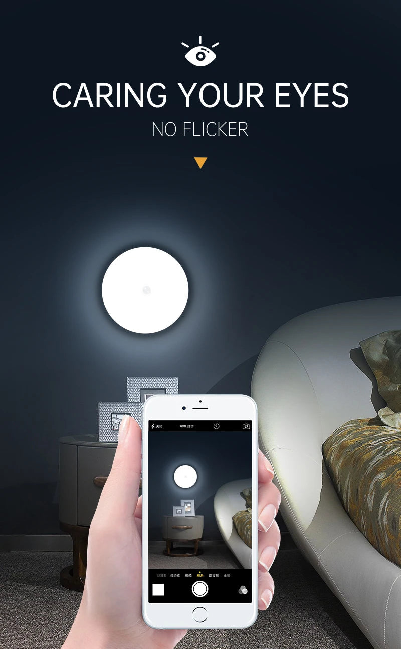 Motion Sensor Ceiling Light Modern Smart Sensor LED Lamp Human Infrared Sensing Lamp Indoor for Garage Corridor Lighting Fixture Eagle Beacon