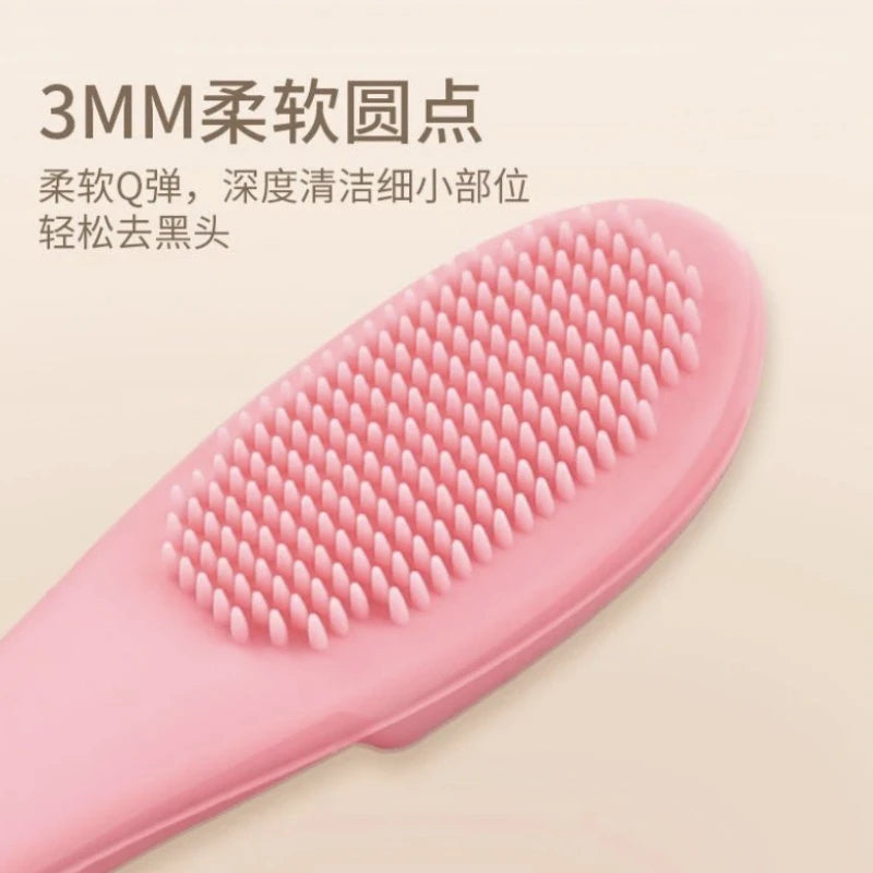 Facial Cleansing Brush Black Head Removal Brush Blackhead Double-sided Massage Brushes Beauty Cleaning Tool Facial Nasal Scrub Eagle Beacon