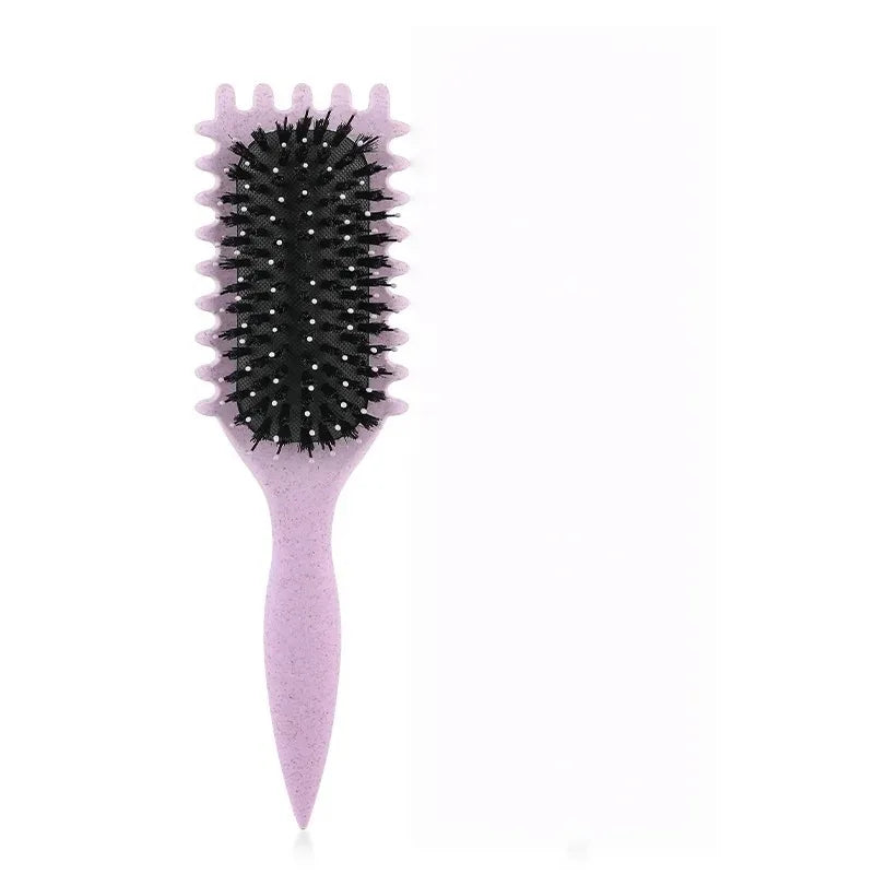 Salon Styling Curly Hair Styling Brush Curl Hair Brush for Combing and Shaping Men's and Women's Curls Reduce Pulling Tools Eagle Beacon