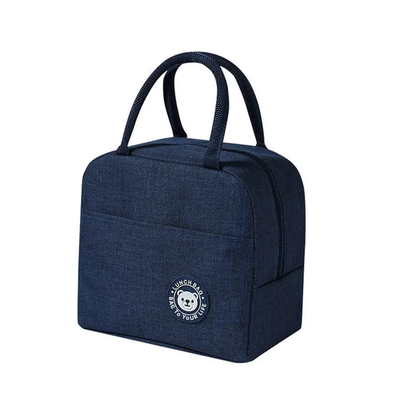 Kids Lunch Box Lunch Bag Portable Insulation Bags Reusable Cute Lunch Pail Bag Leakproof Cooler Lunch Tote Bag For Office Picnic Eagle Aerie