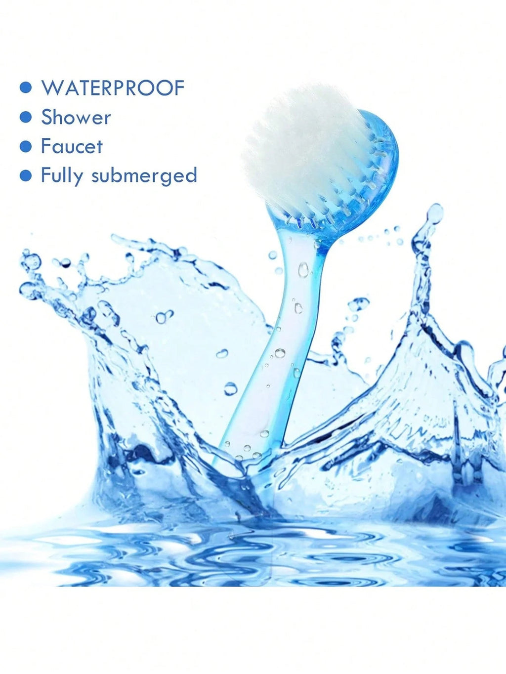 3pcs Facial Cleansing Brush Acrylic Handle Facial Cleansing Brush Soft Bristles Exfoliating Cleansing Brush Eagle Beacon