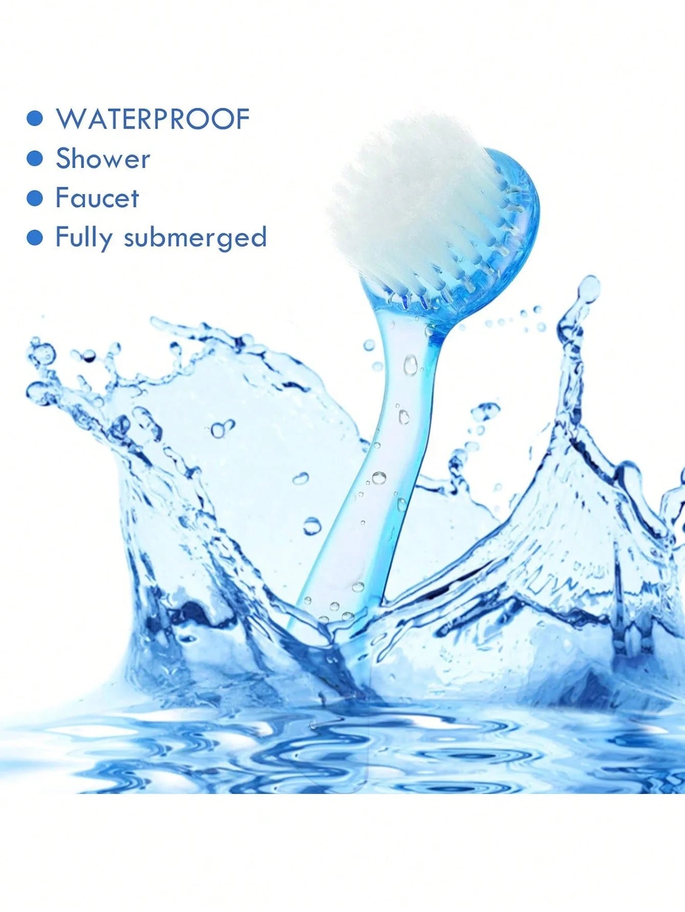 3pcs Facial Cleansing Brush Acrylic Handle Facial Cleansing Brush Soft Bristles Exfoliating Cleansing Brush Eagle Beacon