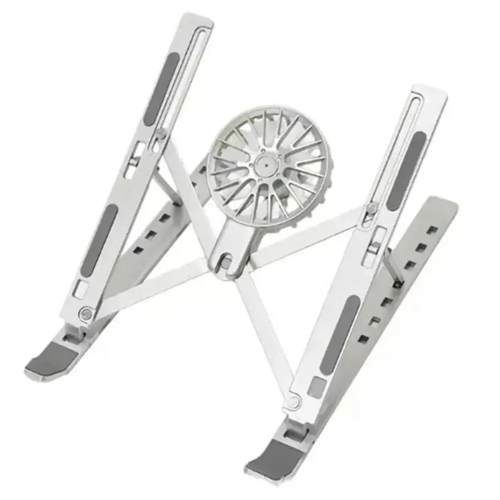 Foldable Laptop Cooler Stand Portable Stand With Fans Laptop Desktop Bracket Stable Adjustable Stand Folding Laptop Stand Eagle Beacon
