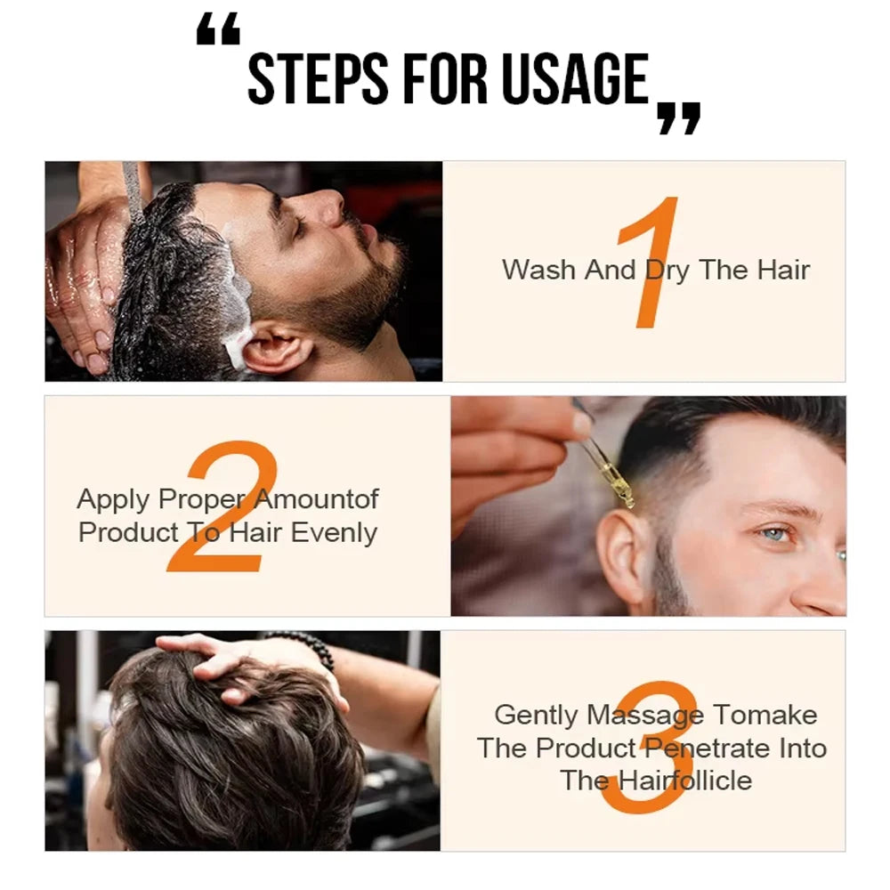 Hair Growth Serum Fast Growing Hair Essential Oil Beauty Hair Care Dense Regrowth Ginger Hair Promoting Regeneration Care Eagle Beacon