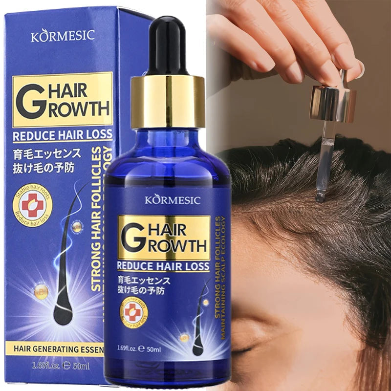 Hair Growth Serum Anti Loss Regrowth Hair Growth Oil Prevent Baldness Repair Damage Scalp Massage Moisturizing Nourish Hair Care Eagle Beacon