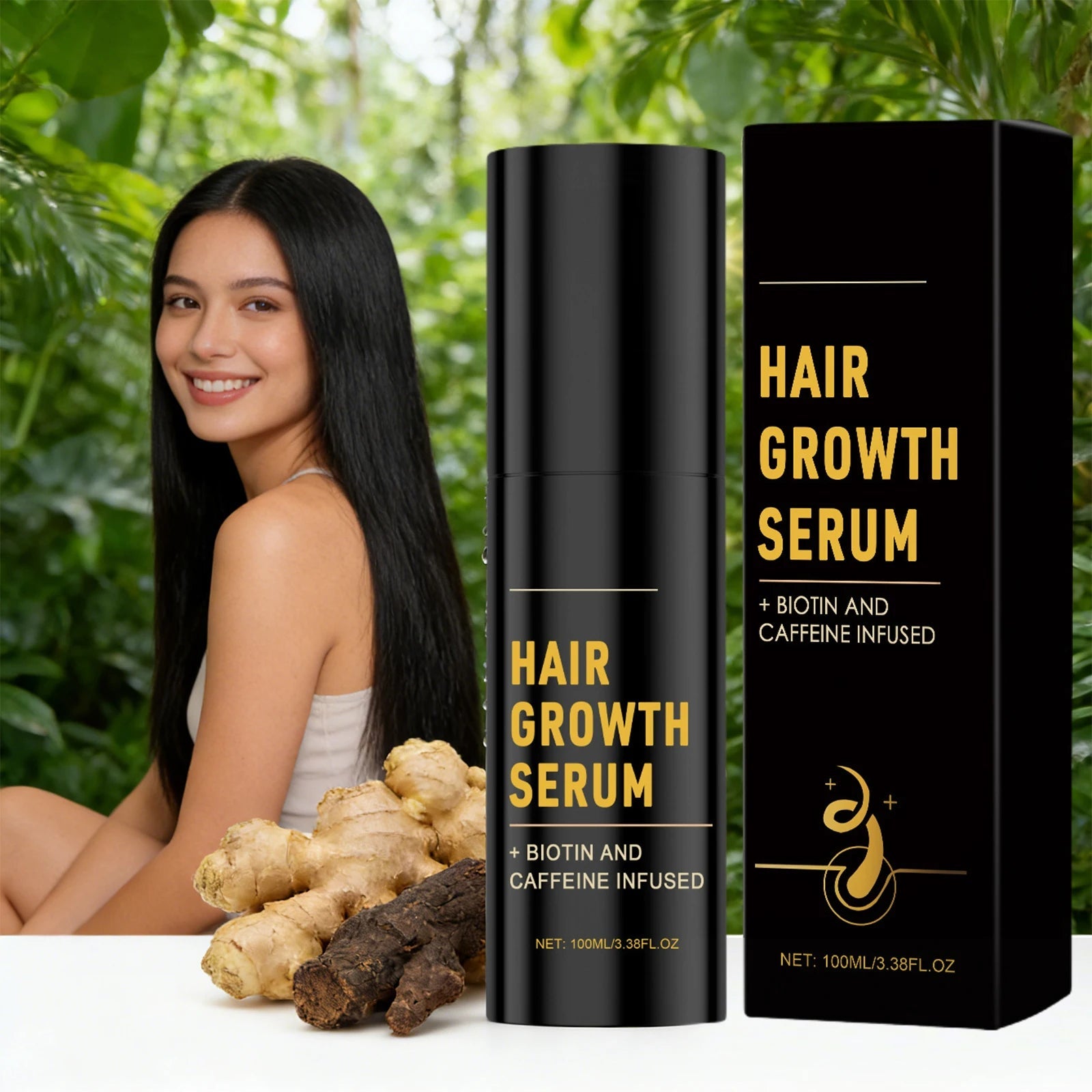 Hair Growth Serum Trengthening Hair Roots Promote Hair Regrowth Anti Hair Loss Nourishing Scalp Repair Hair Care Eagle Beacon