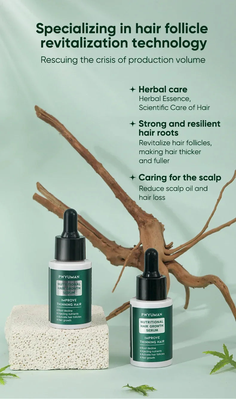 7 Days Ginger Hair Growth Serum Fast Promote Hair Regrowth Products Anti Hair Loss Repair Scalp Baldness Nourish Hair Root Care Eagle Beacon