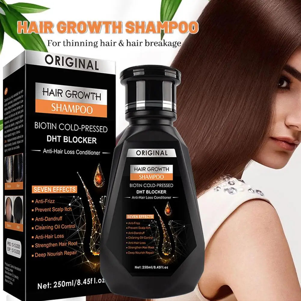 Hair Growth Shampoo, Ginger Shampoo Deep Cleaning Nourish Scalp Deep Cleaning Nourish Scalp Enhance Hair Elasticity Hair Tools Eagle Beacon