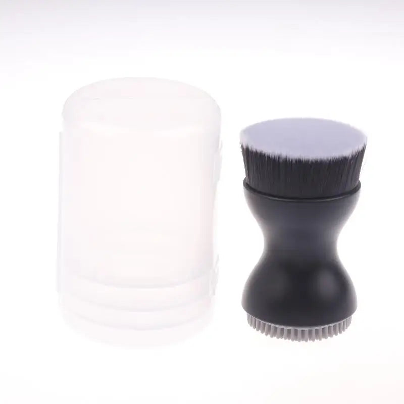 Double-Sided Mini Manual Facial Cleansing Brush Silicone Massage Face Brush Soft Bristles Handheld Cleaning Device Pore Cleaner Eagle Beacon