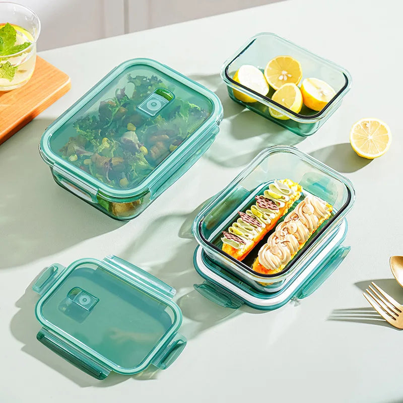 The Glass Lunch Box Can Be Heated in The Microwave. It Is A Special Student Lunch Box for Bringing Meals To Work Eagle Aerie