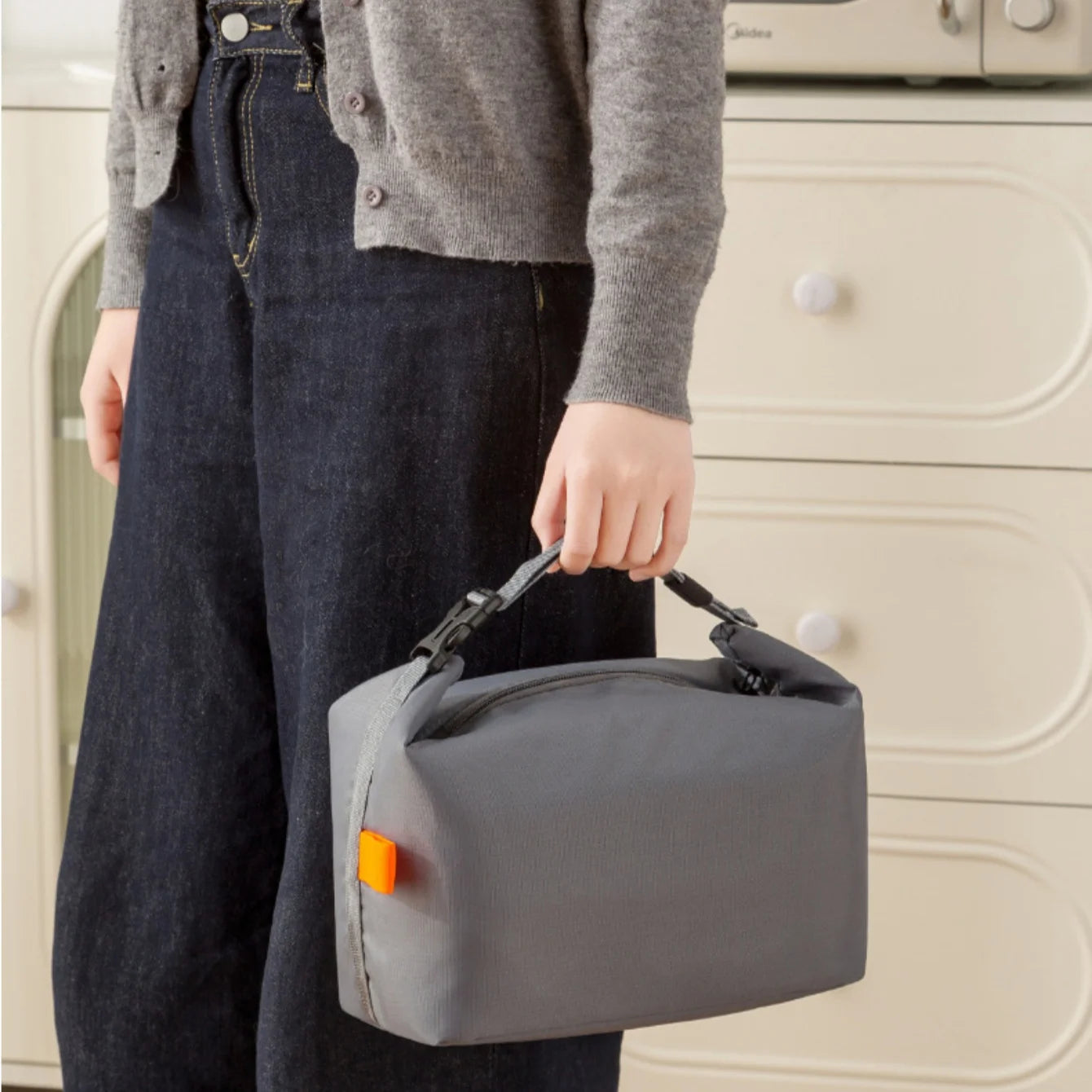 Lunch Bag Insulated Lunch Box, Small Leakproof Cooler Food Lunch Containers Reusable High Capacity Bags for Work, Travel Eagle Aerie