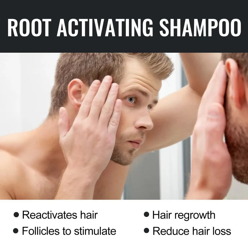 Hair Loss Treatment Shampoo Promote Growth Strengthen Hair Roots Scalp Repair Anti Thinning Moisturizing Thickening Hair Care Eagle Beacon