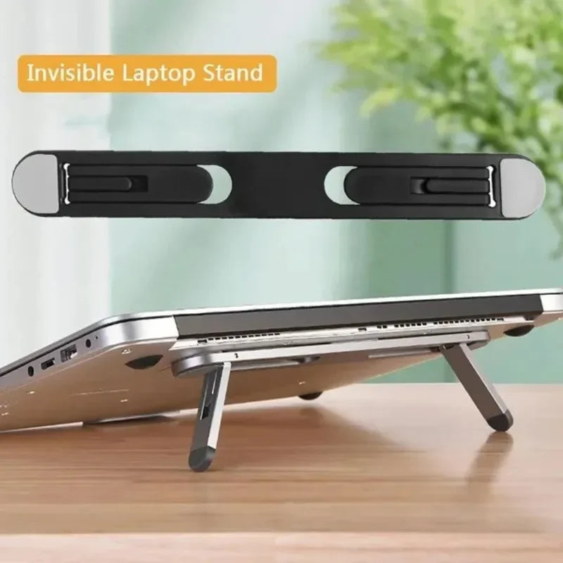Foldable Portable Laptop Stand Adjustable Ergonomic Notebook Holder Cooling Bracket Riser Universal Desk Stand Accessories Eagle Beacon