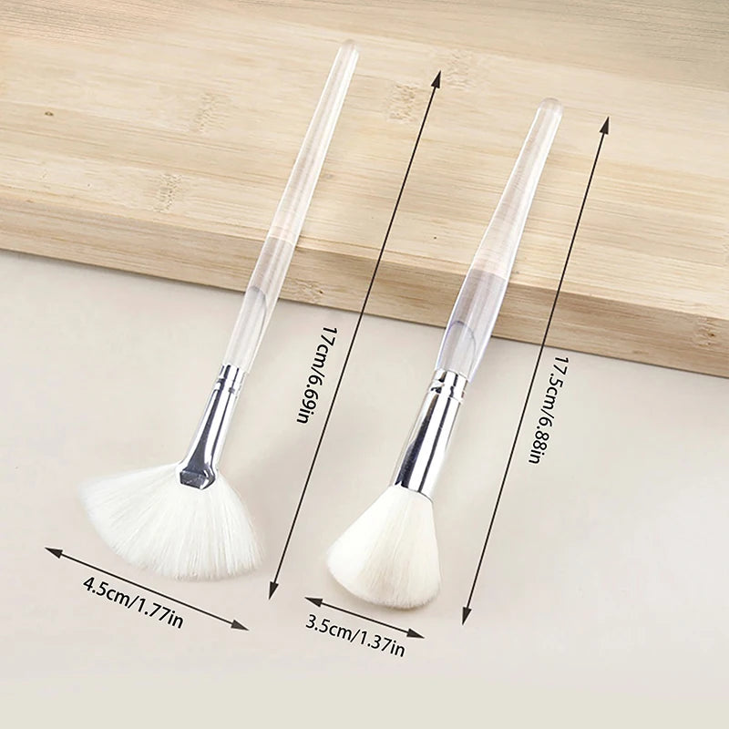 Soft-Bristled Facial Cleansing and Massage Brush – Portable Skincare Tool for Face Washing and Mask Application Eagle Beacon
