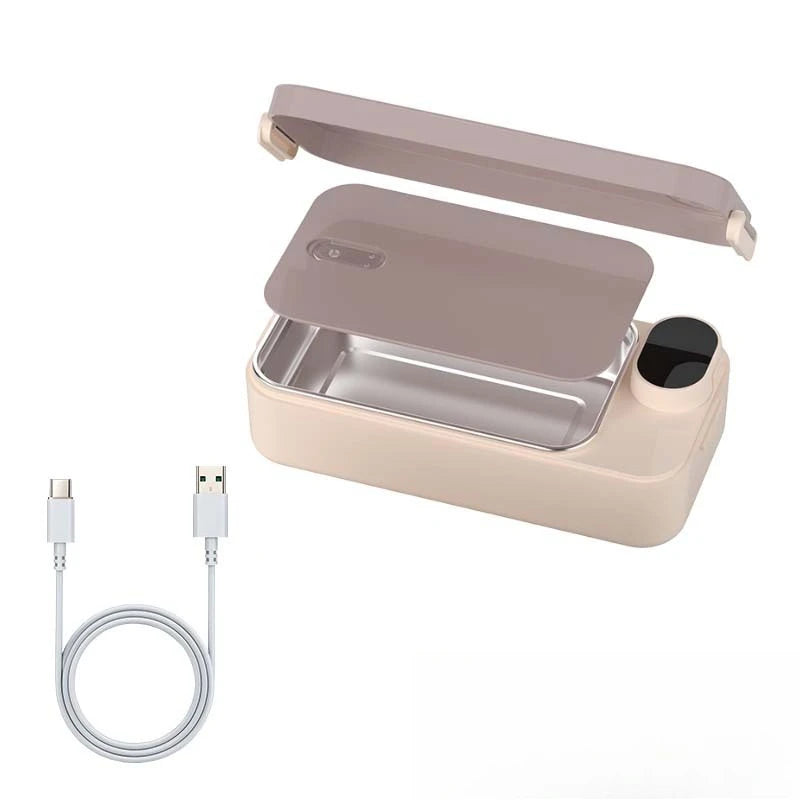 Rechargeable Electric Heated Lunch Box Portable Food Warmer Stainless Steel Container for Kids Adults Office Work School Travel Eagle Aerie