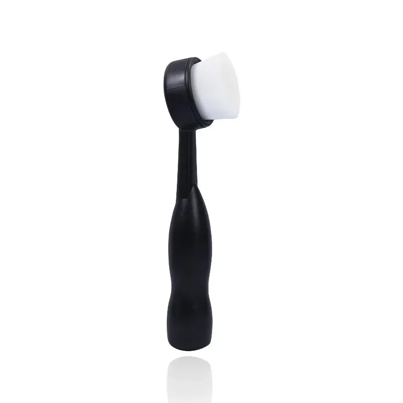 Facial Cleansing Brush Soft Bristles Manual Long Handle Flat Bottomed Standing Deep Face Cleaning Brush Limpieza Facial Skincare Eagle Beacon
